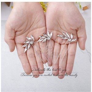 Rhinestone hair pins